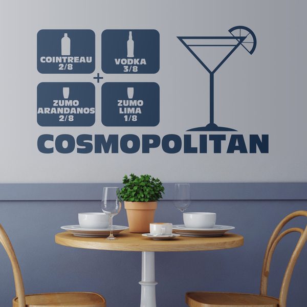 Wall Stickers: Cocktail Cosmopolitan 0