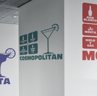 Wall Stickers: Cocktail Cosmopolitan 2