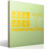 Wall Stickers: Cocktail Cosmopolitan 3