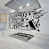 Wall Stickers: Kitchen cutlery 2