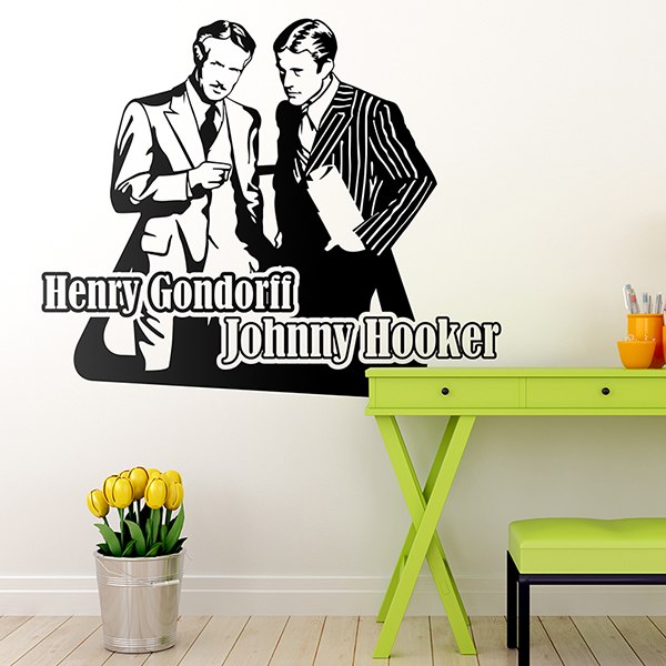 Wall Stickers: Johnny Hooker and Henry Gondorff