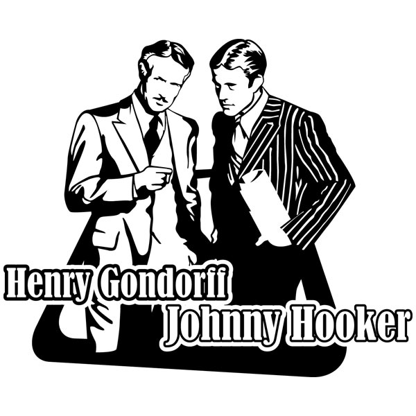 Wall Stickers: Johnny Hooker and Henry Gondorff