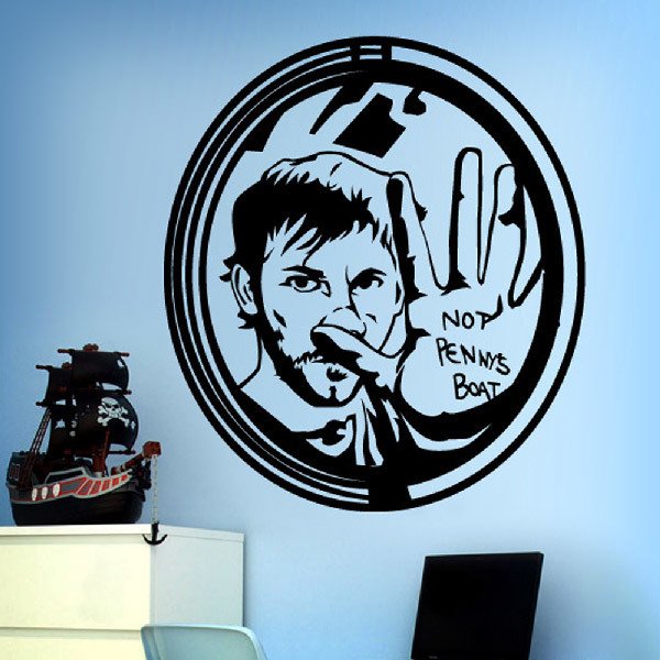 Wall Stickers: Charlie not pennys boat