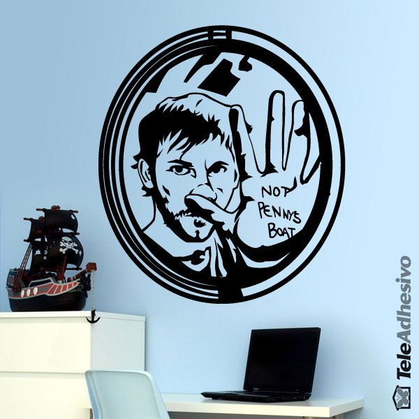 Wall Stickers: Charlie not pennys boat