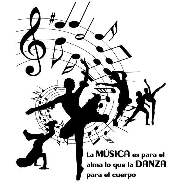 Wall Stickers: Music and dance