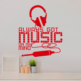 Wall Stickers: Always got music on my mind 2