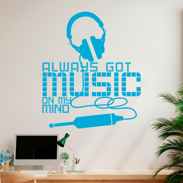 Wall Stickers: Always got music on my mind