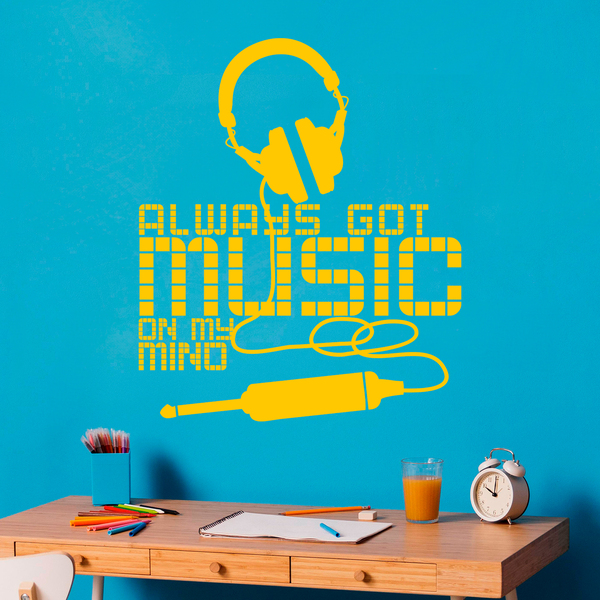 Wall Stickers: Always got music on my mind