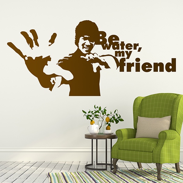 Wall Stickers: Bruce Be Water