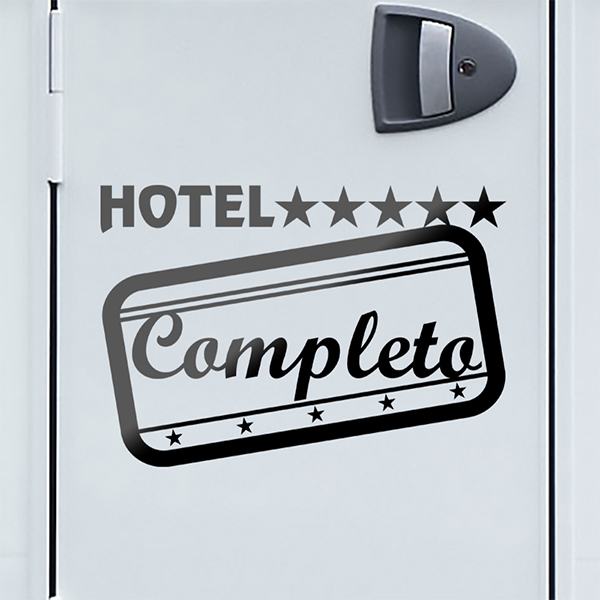 Camper van decals: Hotel Completo classic