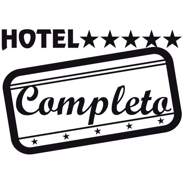 Camper van decals: Hotel Completo classic