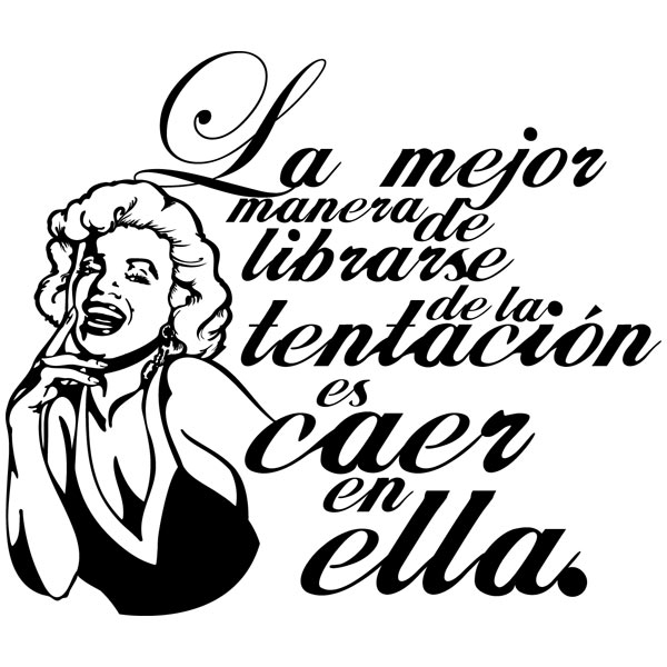 Wall Stickers: Monroe Tentation