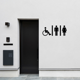 Wall Stickers: WC Mixto disabled people 2