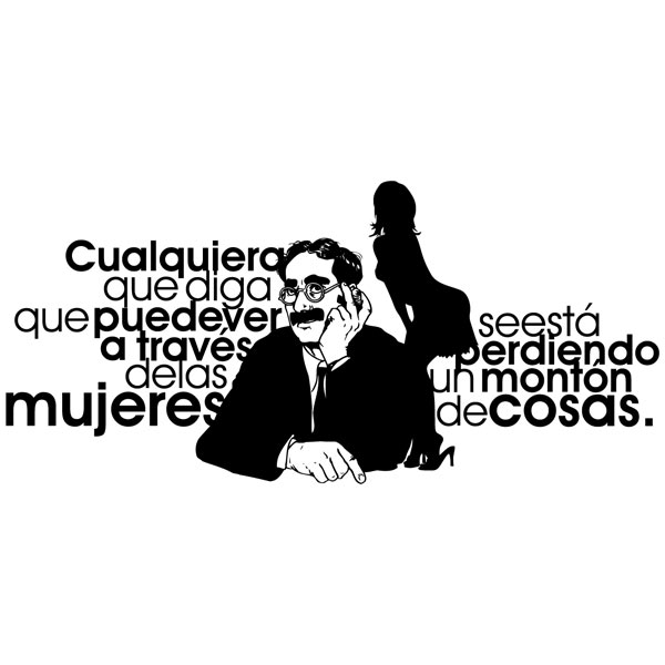 Wall Stickers: Groucho Women