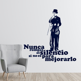 Wall Stickers: Charlot silencio 3