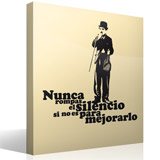 Wall Stickers: Charlot silencio 5