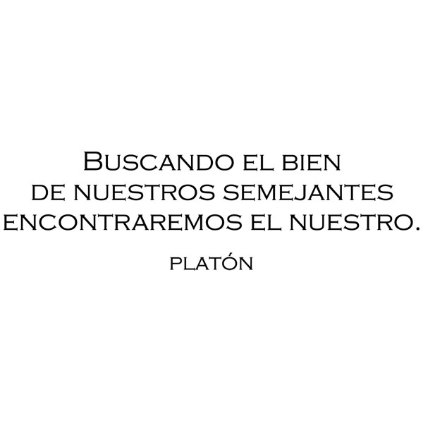 Wall Stickers: Buscando el bien - Platón