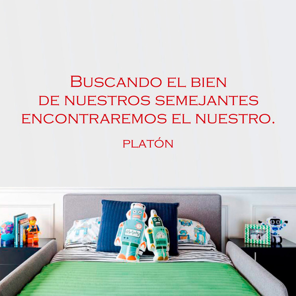 Wall Stickers: Buscando el bien - Platón