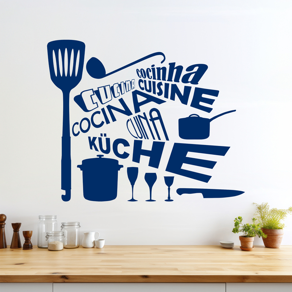 Wall Stickers: Kitchen languages