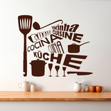 Wall Stickers: Kitchen languages 2
