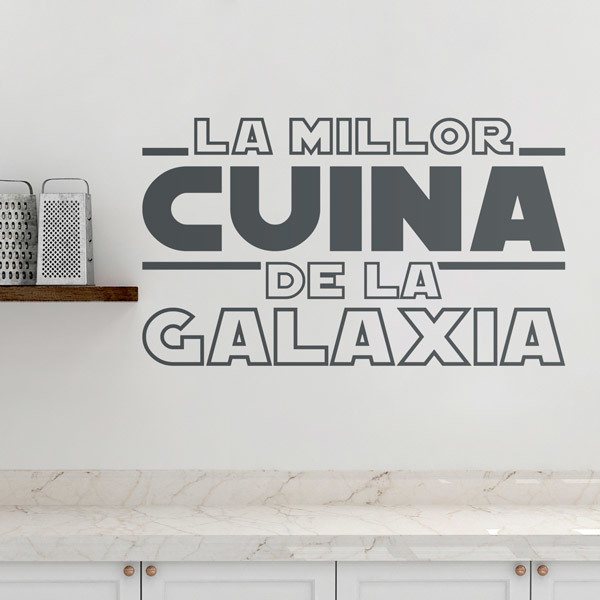 Wall Stickers: The Best Kitchen in the Galaxy in Catalan 0