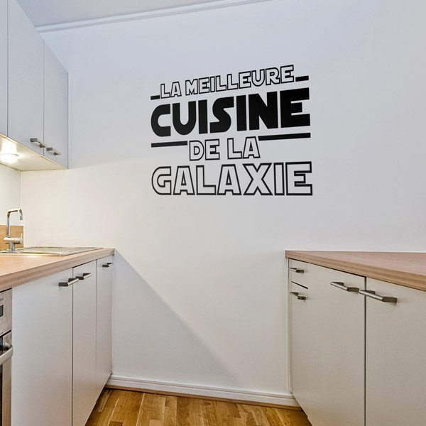 Wall Stickers: The Best Kitchen in the Galaxy in French