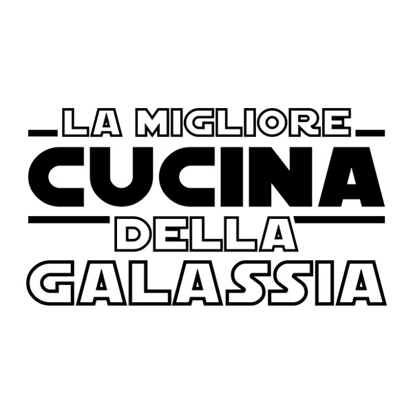 Wall Stickers: The Best Italian Cuisine in the Galaxy