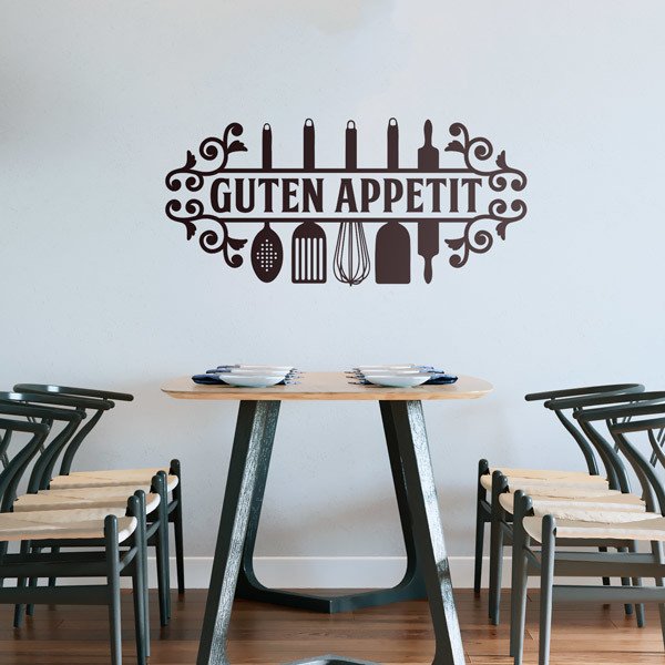 Wall Stickers: Enjoy Your Meal in German