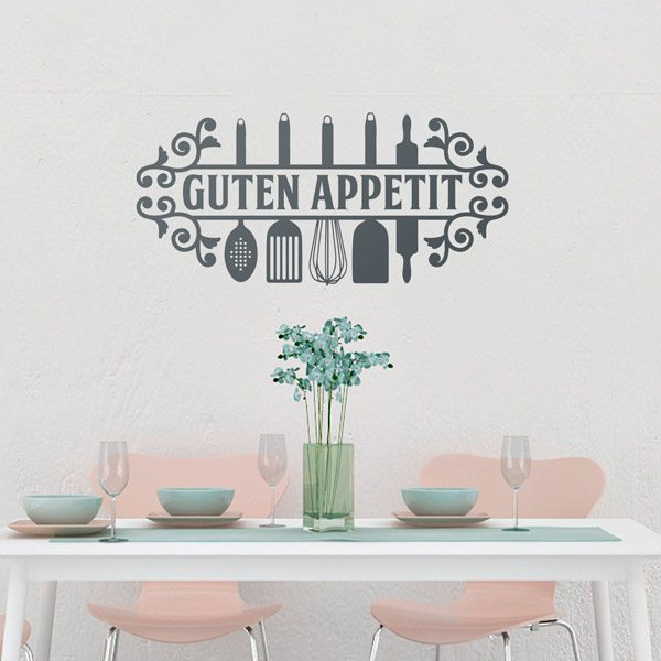 Wall Stickers: Enjoy Your Meal in German