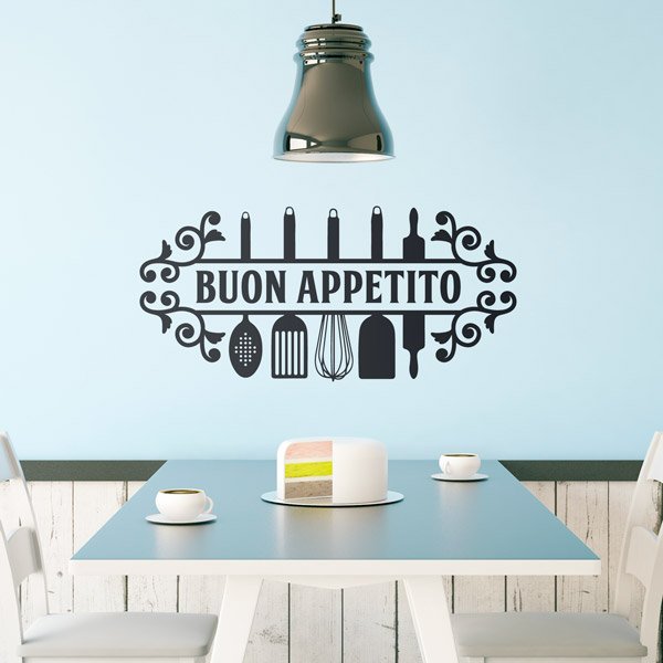 Wall Stickers: Enjoy Your Meal in Italian