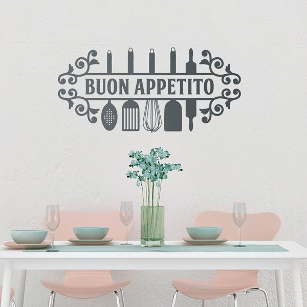 Wall Stickers: Enjoy Your Meal in Italian