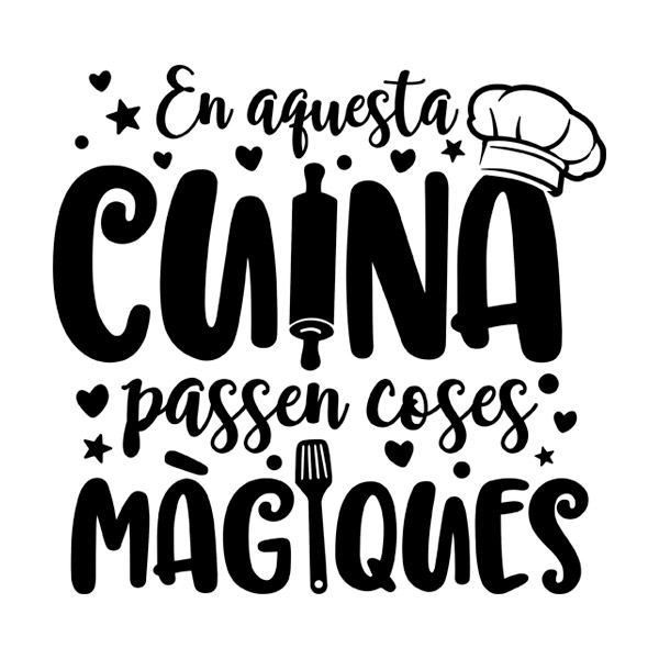 Wall Stickers: Magic Kitchen in Catalan