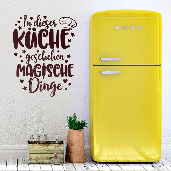 Wall Stickers: Magic Kitchen in German