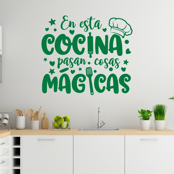 Wall Stickers: Magic Kitchen in Spanish