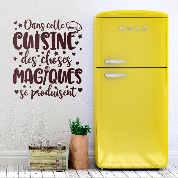 Wall Stickers: Magic Kitchen in French