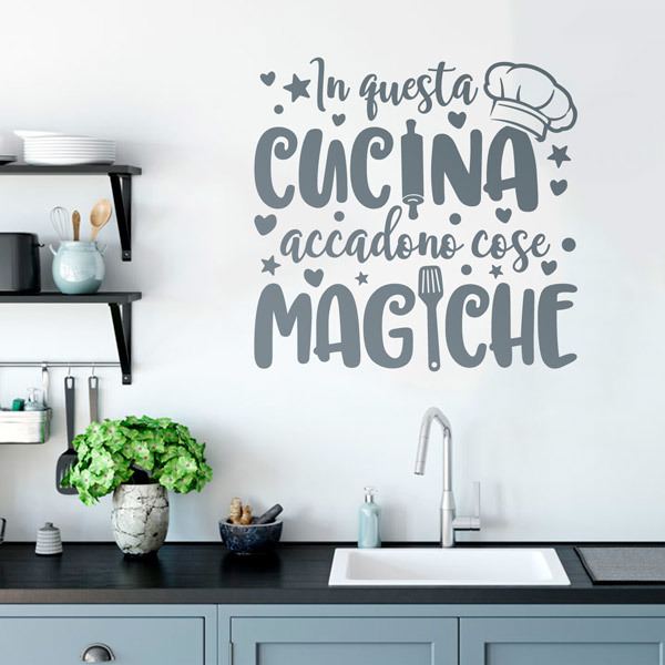 Wall Stickers: Magic Kitchen in Italian