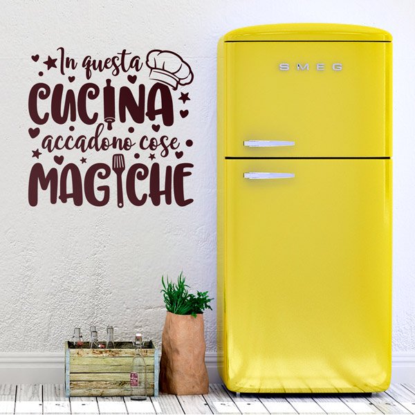 Wall Stickers: Magic Kitchen in Italian