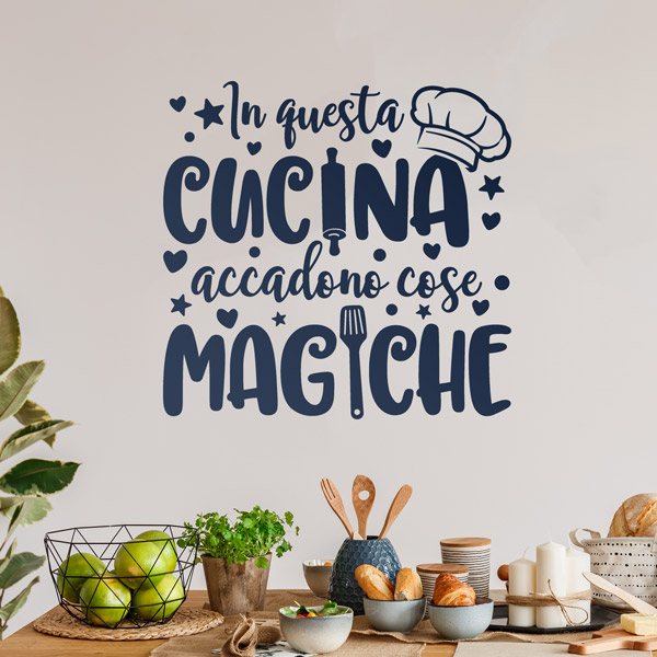 Wall Stickers: Magic Kitchen in Italian