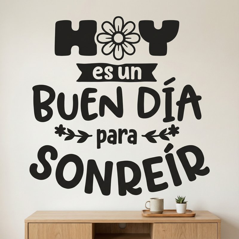 Wall Stickers: Today is a good day to smile