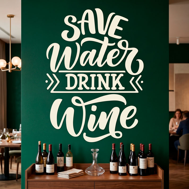 Save Water Drink Wine 4