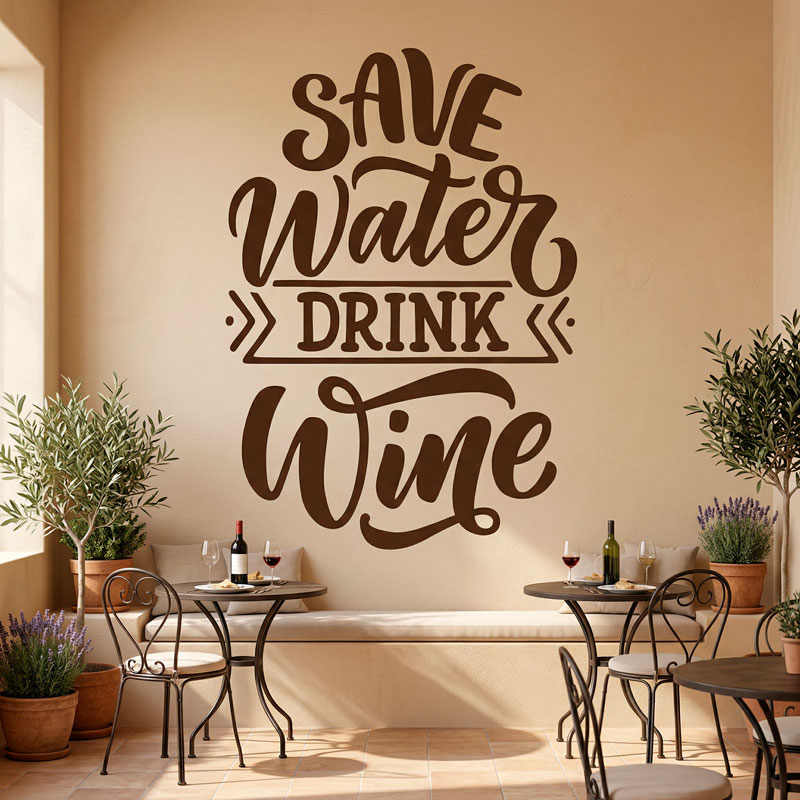 Save Water Drink Wine 6