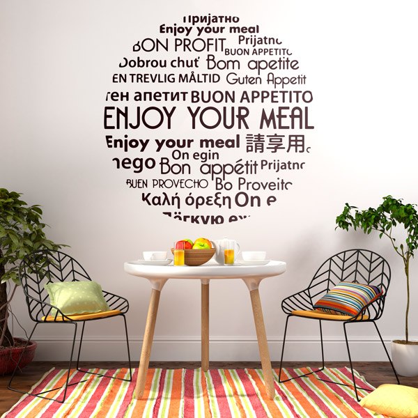 Wall Stickers: Enjoy yout meal