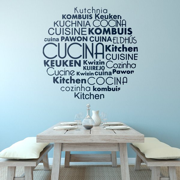 Wall Stickers: Cooking Languages in Italian