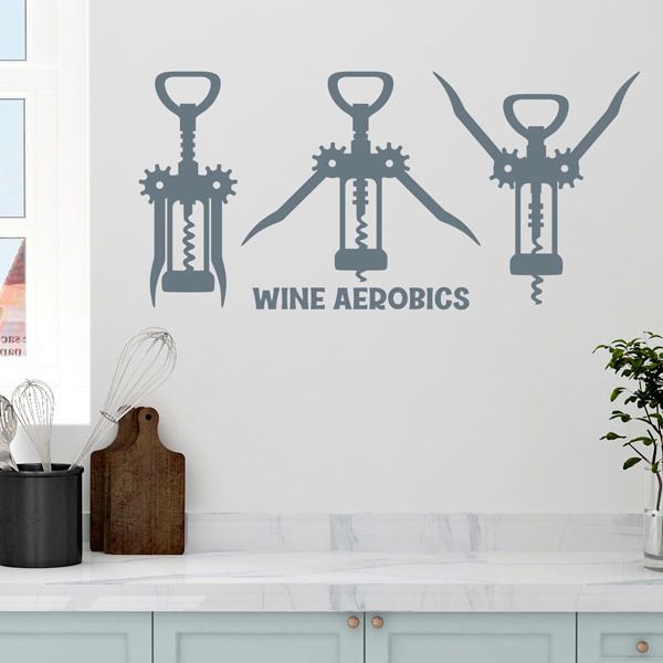Wall Stickers: Wine Aerobics 0