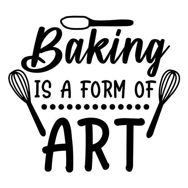 Wall Stickers: Baking is a form of art