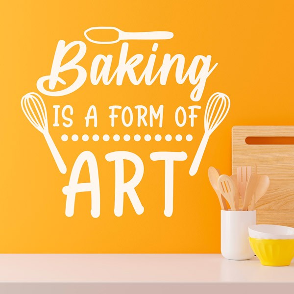 Wall Stickers: Baking is a form of art