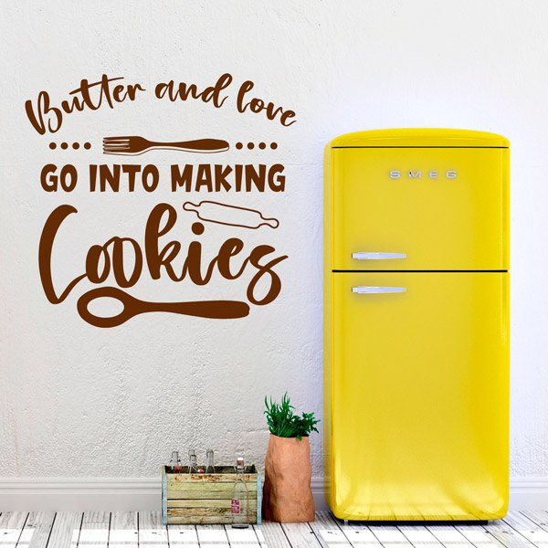 Wall Stickers: Butter and love go into making cookies