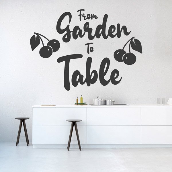 Wall Stickers: From garden to table