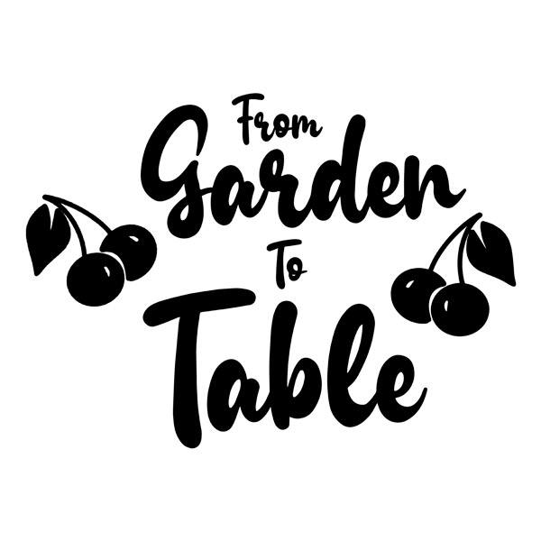 Wall Stickers: From garden to table