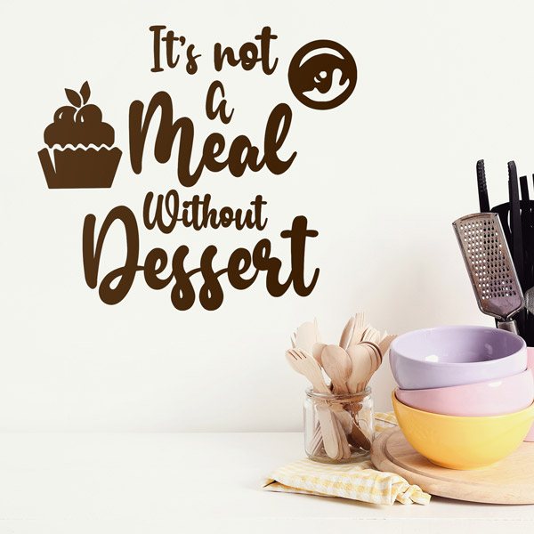 Wall Stickers: Its not a meal without dessert